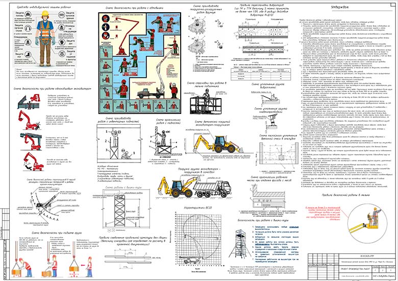 Схемы производства работ при капитальном ремонте жилого дома